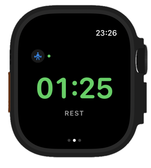 RepSense Apple Watch tempo view